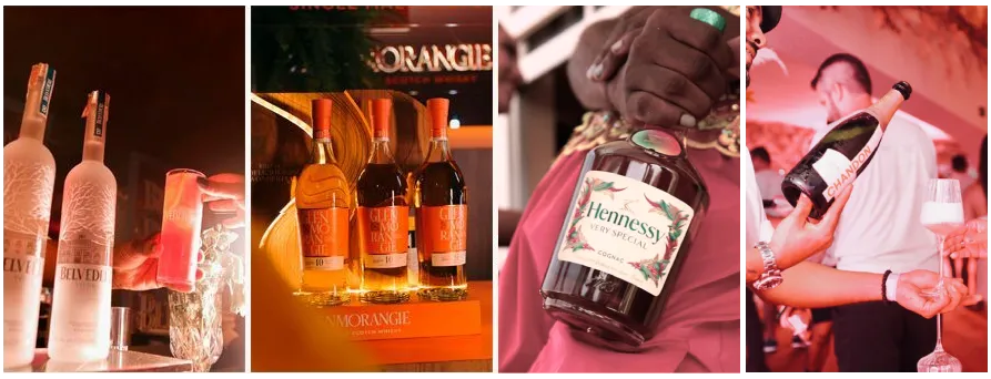 bebidas verderosa o camarote