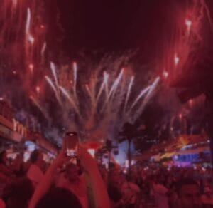 O melhor camarote da Sapucaí